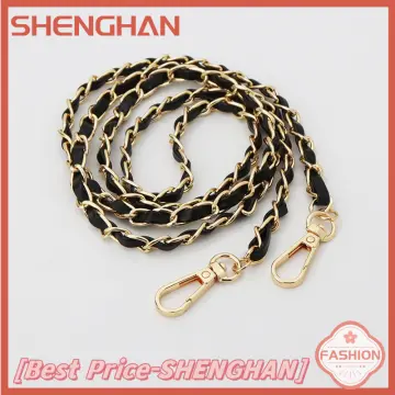 120cm Adjustable Purse Chain Strap Crossbody Handbag Chain Replacement  Leather Shoulder Bag Chain Diy Girls Bag Parts Accessorie