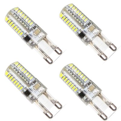 【Worth-Buy】 หลอดไฟ G9 4แพ็ค64 Smd 3014แอลอีดีซุปเปอร์สว่างหลอดไฟ Ac 220V 6W หลอดไฟ Led หลอดฮาโลเจนสีขาวอุ่น/ขาวเทียบเท่ากับขาว50W