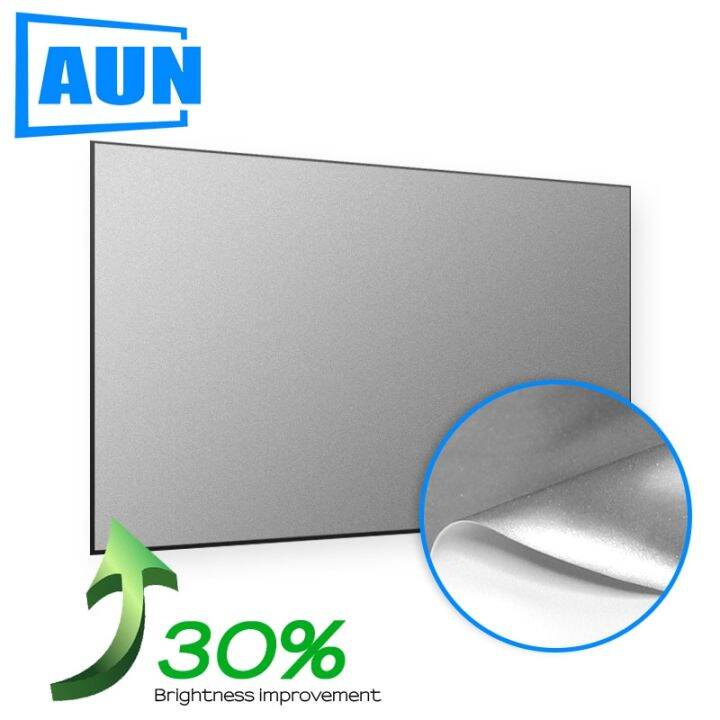 Projector Screen Wall Hanging Anti Light Screen 60 100 120 Inch Cinema