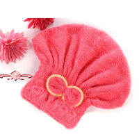 Microfiber Women Bathroom Hair Towel Quick-Dry Hair Hat Turban Super Absorbent Head Wrap Shower Cap Bath Towels hair bonnets