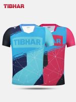 Tibhar 2023 Men Women Table Tennis T-shirt Short Sleeve Shirts Clothes Sportswear Top Ping Pong T Shirt