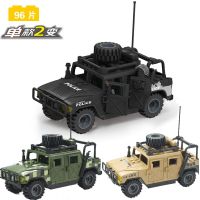 WW2 Military Humvee Jeep H1 2 Modes Armored Vehicle Army Car Building Blocks Bricks Classic Model Figure Moc Toys Boys Kids Gift Building Sets