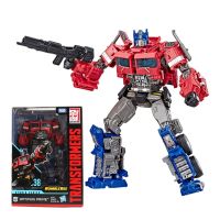 Hasbro ชุดทรานส์ฟอร์เมอร์รุ่น Mainan Transformers SS38ออปติมัสไพรม์ขนาด7นิ้วตุ๊กตาขยับแขนขาได้ในกล่อง