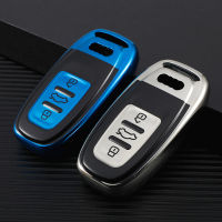 TPU รถระยะไกลที่สำคัญสมาร์ทที่ครอบคลุมกรณี Key Fob ถุงเปลือกสำหรับออดี้ A1 A3 A4 A5 A6 A8 Quattro Q3 Q5 Q7ป้องกันอุปกรณ์เสริมในรถยนต์