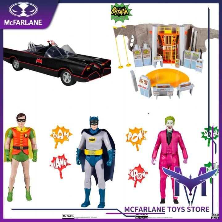 Mcfarlane Toys The Joker/The Penguin/Batman Unmasked ( Retro: 66 Bundle ...