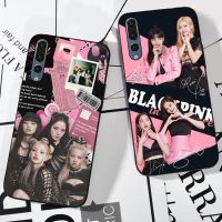 Nana Ko Electron】 B-Blackpink Kpop สีดำเคสสำหรับหัวเหว่ยโทรศัพท์ P 8 9 10 20 30 40 50 Pro Lite Psmart Honor 10 Lite 70 Mate 20Lite