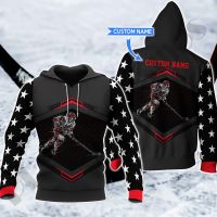 2023 style PLstar Cosmos Newest 3D Print Hockey Sport Lover Gift Art Custom Name Harajuku Streetwear Casual Unique Unisex Hoodies/Zip Q-6