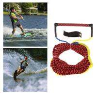 “：】、‘ 23M Water Ski Rope Safety Surfing Towable Watersport Rope Water Ski Rope With Handle For Wakeboard Kneeboard Wakesurf Sport