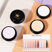 12สี Moisturizes คอนซีลเลอร์ Foundation Cream Silky Powder Paste Cover Dark Circles สิว Marks กันน้ำแต่งหน้าเครื่องสำอาง ~