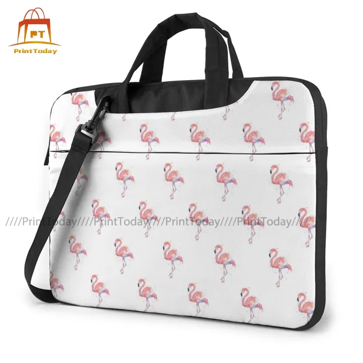 flamingo-laptop-bag-case-protective-vintage-computer-bag-bicycle-crossbody-laptop-pouch