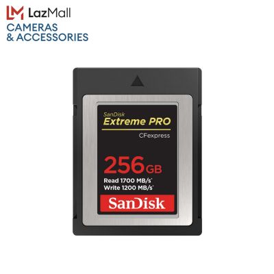 SanDisk Extreme PRO® CFexpress™ Card Type B, SDCFE 256GB, 1700MB/s R, 1200MB/s W, 4x6 - SDCFE-256G-GN4NN