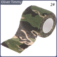 [Oliver Timmy] 1PC กลางแจ้ง Camo ปืนล่าสัตว์กันน้ำตั้งแคมป์พราง Stealth DUCT Tape