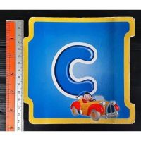 หนังสือนิทานภาษาอังกฤษ สภาพดี 70-80% ปกแข็ง Board Book เรื่อง Noddy Alphabet c