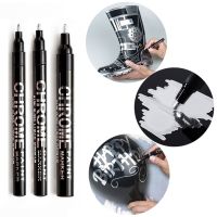 Haile Liquid Mirror Marker Silver Markers Pen DIY Reflective Paint Pens Mirror Markers Chrome Finish Metallic Art Craftwork Pen Highlighters Markers