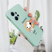 เคส PMP สำหรับ Xiaomi Redmi Note 12 4G Note 12 5G Note 12 5G Note 12 Pro 5G เคสโทรศัพท์ลายสุนัขสนูปปี้ชาร์ลีพิมพ์ลายด้านข้างเคสโทรศัพท์ผู้หญิงมีลวดลายขอบสี่เหลี่ยมปลอกซิลิโคนน้ำคลุมทั้งหมดเคสป้องกันทนแรงกระแทกกล้อง