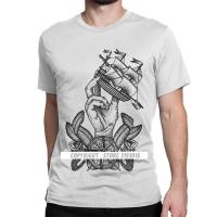 Men Capn Of The Ship Sailing Tshirt Sea Boating Sailor Sailboat Yacht Cotton Clothes Camisa Tees Plus Size T-Shirt