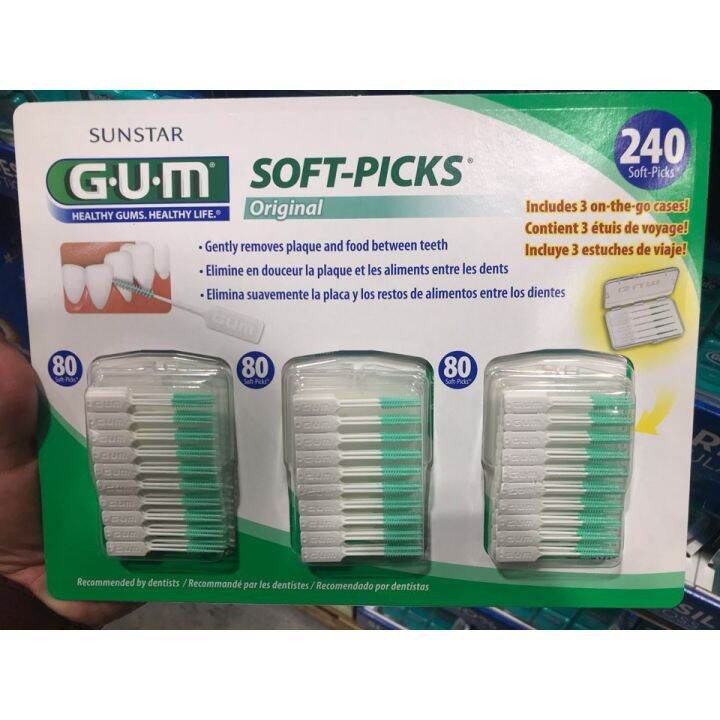 GUM SoftPicks Original Dental Picks (Pack of 240) Lazada PH