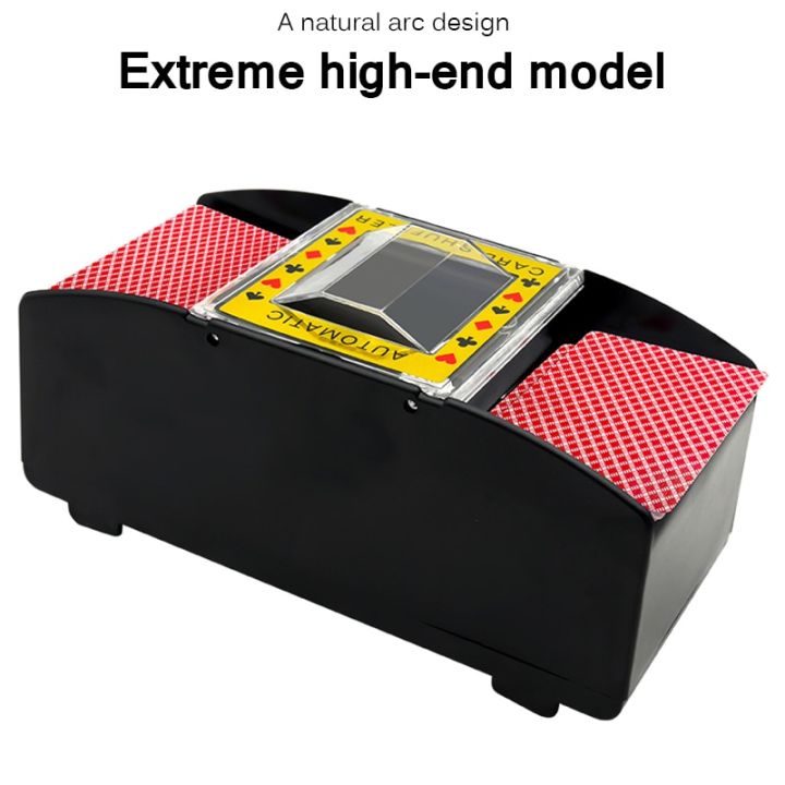 automatic card shuffler and dispenser