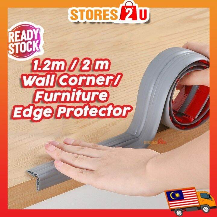 PVC Protection Strip Soft Safety Bumper Wall Corner Table Edge