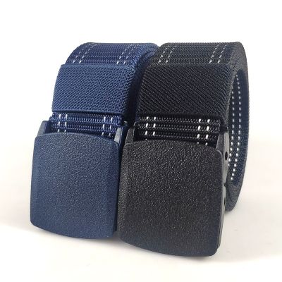 3.8 double tanks grain POM plastic buckle nylon belt men outdoor quick-drying fashion belts ﺴ