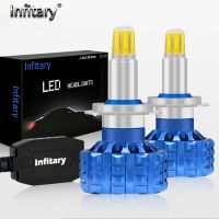 Infitary 360° Illuminated Canbus H7 LED Car Truck Headlight 12V 24V 36V 20000Lm 110W H1 H3 H11 HB3 HB4 9005 9006 Auto Lamp Bulbs