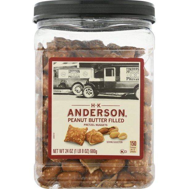 HK ANDERSON Peanut Butter Filled Pretzel Nuggets, 24 oz. Lazada PH