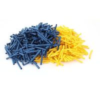 800Pcs 3mm 2:1 Heat Shrink Tube Sleeving Wrap Wire Kit Blue Yellow Electrical Circuitry Parts