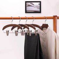 Wooden Clips Hanger For Pant Luxury Pants Skirt Trouser Rack Clip Organizer Cabinet Trouser Hangers Perchas Para La Ropa