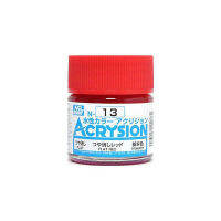 Mr.Hobby Mr.Acrysion Color N-13 FLAT RED 4973028112764