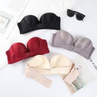 【jw】⊙❈  Strapless Thin Bras Bralette Intimates Seamless Piece Wiereless Push Up Soutien Gorges