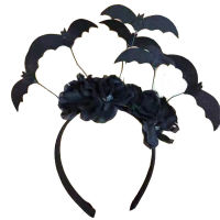 Halloween Black Bat Headband Costume Accessory