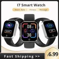 ஐ I7 สมาร์ทวอทช์ผู้ชายผู้หญิง Smartwatch สร้อยข้อมือฟิตเนสสายซิลิโคนสร้อยข้อมือสมาร์ทกีฬา Smartband IOS Android สำหรับ Xiaomi Apple