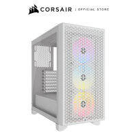 CORSAIR CASE 3000D RGB AIRFLOW Mid-Tower PC Case - White