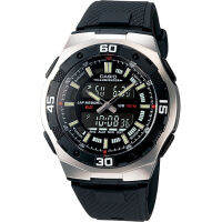 Casio สองระบบเข็มดิจิตอล นาฬิกาข้อมือผู้ชาย สายเรซิน รุ่น AQ-164W ของแท้ รับประกัน 1 ปี