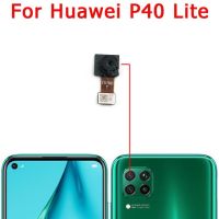 สำหรับ Huawei P40 Lite P40lite กล้องมองหลังด้านหน้าด้านหลังชิ้นส่วนชิ้นงอสำหรับเปลี่ยนโมดูลของกล้องขนาดเล็กด้านหน้าหลัก