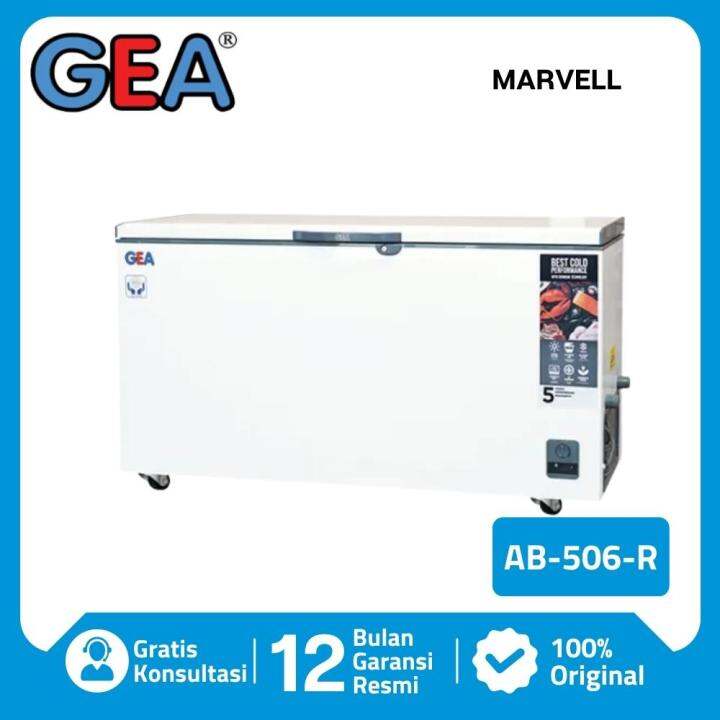 GEA AB 506 R AB 506 R KULKAS BOX CHEST FREEZER 420 LITER ORIGINAL GARANSI RESMI Lazada Indonesia