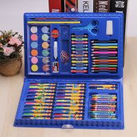 86Pcs/Set Kids Educational Toys Painting Tool Set Drawing Graffiti Toys Watercolor Pen Set Creative Painting Supplies Art Sets