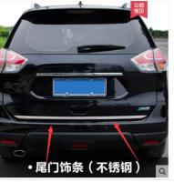 【✲High Quality✲】 XWKMK SHOP อุปกรณ์เสริมรถยนต์ตัดประตูด้านหลังเป็นสแตนเลสสำหรับ Nissan X-Trail X Trail-แบบกระบะหลังรถฝาปิดช่อง