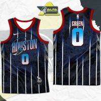 Ready Stock NEW DESIGN - U HOUSTON JALLEN GREEN - FULL SUBLIMATION BASKETBALL JERSEY