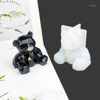 sanx DIY Craft 3D Bear Ornaments Epoxy Resin Mold Aromatherapy Plaster Silicone Mould