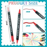 Fine Dot Tip Paint Pen Double Tip Maker Pen for Adults Kids