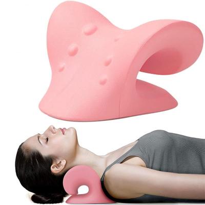 Neck Shoulder Stretcher Relaxer Cervical Chiropractic Traction Device Massage Pillow For Pain Relief Cervical Spine Alignment