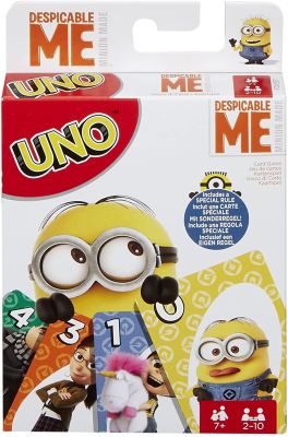 Mattel Games การ์ดเกม  UNO Minions  ไพ่อูโน่ มินเนี่ยน ลิขสิทธิ์แท้ 100% รุ่น FDV57