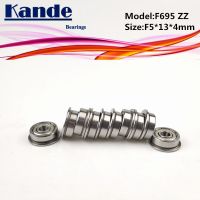 แบริ่ง Kande F695zz 10ชิ้น Abec-1 F695 Zz F695-2z แบริ่งลูกร่องลึกขนาดเล็ก F5 * 13*4มม695 F695