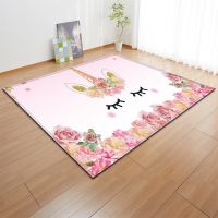 【DT】hot！ Cartoon Pink Unicorn Soft Room Rugs and Carpets for Kids Bedroom