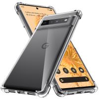 Air Bag Protection Soft Clear Case for Google Pixel 7A 7 8 Pro 6A 5G Pixel7a Pixel7 Pixel6 Pixel8 Pixel6A TPU Phone Bag