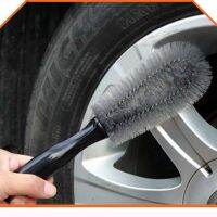 Car Wheel Wash Brush Plastic Handle Vehicle Cleaning Brush Wheel Rims Tire Washing Brush Auto Scrub Brush Car Wash Sponges Tools