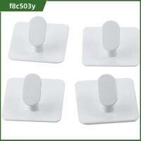 F8C503Y 4 PCS เหล็กไร้สนิม ตะขอแขวนผ้าเช็ดตัว สีขาวขาว ที่แขวนเสื้อคลุม กันน้ำกันน้ำได้ ตะขอยูทิลิตี้ ห้องน้ำห้องครัวห้องครัว