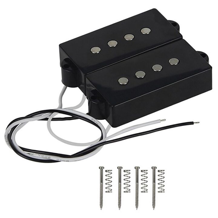 pb-p-bass-pickup-humbucker-pickup-สำหรับ4-string-p-อะไหล่กีตาร์เบส-black