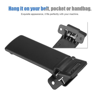 คลิปหนีบเข็มขัดด้านหลังสวมใส่ Walkie Back Clip สำหรับ Baofeng UV-5R สำหรับกระเป๋าถือ